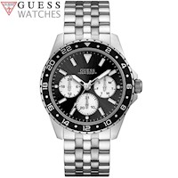 Reloj Guess Odyssey U1107G1 para Hombre Multifuncional Acero Inoxidable Dial Negro