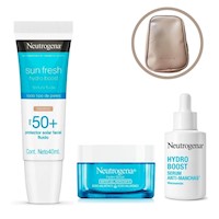 Protector Fps50 + Serum + Hidratante Hydroboost Neutrogena