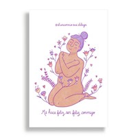 Cuadro Decorativo Aluminio 20x30 - Soy feliz conmigo