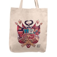 Bolso Tela Tote Bag Cartera Playa - Escudo