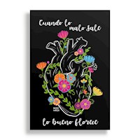 Cuadro Decorativo Aluminio 20x30 - Lo bueno florece