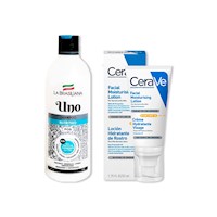 Shampo Uno + Cerave Crema Hidratante Facial SPF 30 AM 52ml