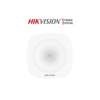Sirena de Alarma Hikvision DS-PS1-I-WB Interior incendio, pánico e intrusión