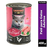 Paté para Gato Leonardo Quality Selection Ave 400 gr