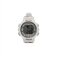 RELOJ DEPORTIVO  MODERNO BLANCO