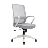 Silla de Oficina Ergonómica Andy Gris Gerente Ofideas