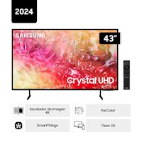 TV Samsung 43'' Crystal UHD DU7000 4K Tizen OS Smart TV (2024)