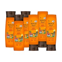 Skala Mango Y Castaña Shampoo 325Ml + Acondicionador 325Ml 3 Unid