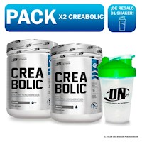 Pack Creatina Universe Nutrition Creabolic 500gr x2 + Shaker