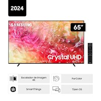 TV Samsung 65'' Crystal UHD DU7000 4K Tizen OS Smart TV (2024)