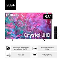 TV Samsung 98" Crystal UHD 4K Tizen DU9000 (2024).