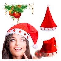 Pack 3 Gorros Navideños con Luces 3 Tiempos AS