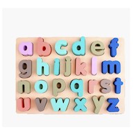 Rompecabezas Pastel letras y números