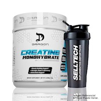 Creatina Monohidratada Dragon Pharma 1kg + Shaker