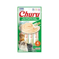 Churu Snack Húmedo de Atún con Pollo para Gatos x4 und
