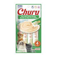 Churu Snack Húmedo de Atún con Pollo para Gatos x4 und