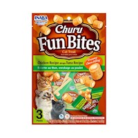 Snack Churu Fun Bites Sabor Pollo y Atún para Gatos