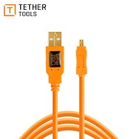 CABLE TETHER TOOLS USB 2.0 TO MINI B 8 PIN (CU8015-ORG)