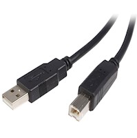 Startech Cable USB de 5m para Impresora Adaptador Negro - USB2HAB5M