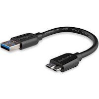 Startech Cable Adaptador Micro USB-B 15cm Disco Externo - USB3AUB15CMS