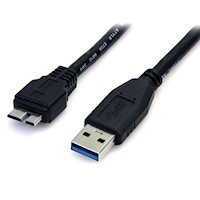 Startech Cable Adaptador Micro USB-B 50cm Disco Externo - USB3AUB50CMB