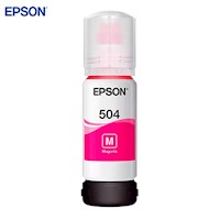 Botella Tinta Epson 504 Magenta T504320 Presentacion Original