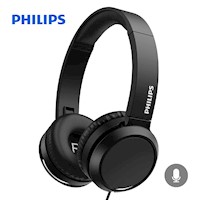 Audifonos Philips On Ear Bass TAH4105BK 35mm - Negro