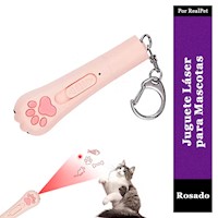 Láser Juguete Interactivo para Gato y Perro Rosado