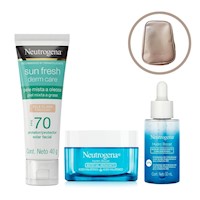 Hidratante Facial + Bloqueador Sun Fresh Fps 70 + Serum Neutrogena