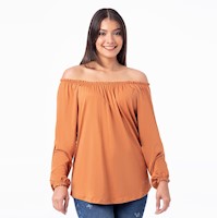 POLO MODA JERSEY PIONIER PARA MUJER - OCRE