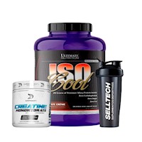 Iso Cool 5lb Chocolate+Creatina Dragon Pharma 300gr+Shaker