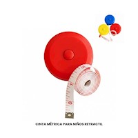 CINTA MÉTRICA PARA NIÑOS RETRACTIL