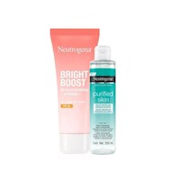 Neutrogena Piel Radiante Agua Micelar + Crema Antiedad FPS30