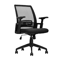 Silla de Oficina Ergonómica Loss Negro Gerente Ofideas