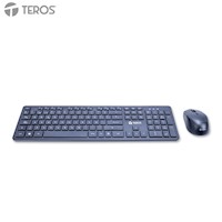 Kit Teclado y Mouse Inalámbrico TEROS TE-5013S 2.4GHz Español Negro
