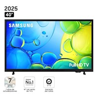 Televisor Samsung Smart TV QLED 40” Full HD Tizen OS - UN40F6000FGXPE