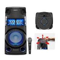 Sistema de audio Sony V43D+MX601 DVD,CD  luces de fiesta con micrófono