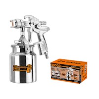 Pistola Pintar de Alta con Tanque INGCO ASG2101 1000Cc 1.4Mm