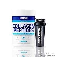 Colágeno USN Collagen Peptides 600gr + Shaker