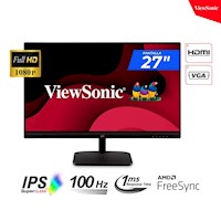 MONITOR LED VIEWSONIC VA2735-H 27"FHD(1920x1080),IPS, 100Hz, 1ms/1x HDMI, 1x VGA