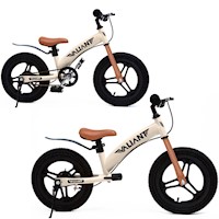 Bicicleta de Equilibrio Aro 14" 2 en 1 (3 a 7 años) Beige