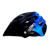 Casco De Bicicleta Para Adultos Mtb Talla M Negro-Azul