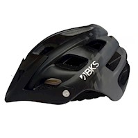 Casco De Bicicleta Para Adultos Mtb Talla M Negro-Gris