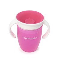 Vaso Antiderrame 360° Fucsia