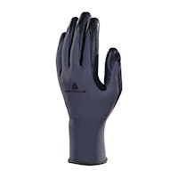 Packx12 pares de guantes 100% poliester VE722 con impregnación de nitrilo
