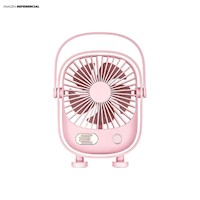 Ventilador con Rotación de 270 grados (Rosado)