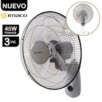 Ventilador de Pared Aspas Acrílicas Imaco FW450 45W