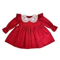 Vestido para Niña Amelia Rojo