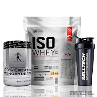 Iso Whey 90 5kg Vainilla+Creatina Kevin Levrone 500gr+Shaker