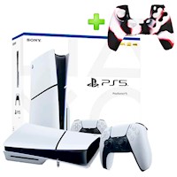 Pack Consola PS5 Slim Lector + Funda para Mando PS5 Blanco/Negro/Rojo